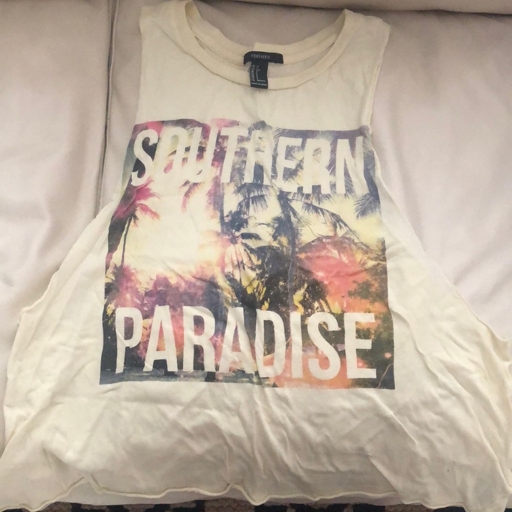 Forever 21 muscle tee, size US small